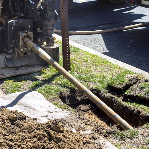 Install a New Water Line in Mumford Without Digging